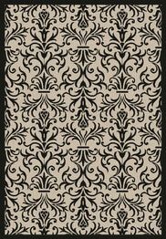 Dynamic Rugs PIAZZA 2742-3901 Sand and Black